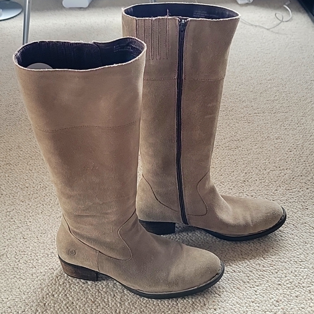 Born suede tall boots 9.5